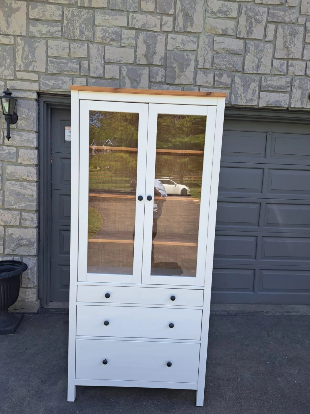 Ikea Hemnes glass door cabinet - photo 3