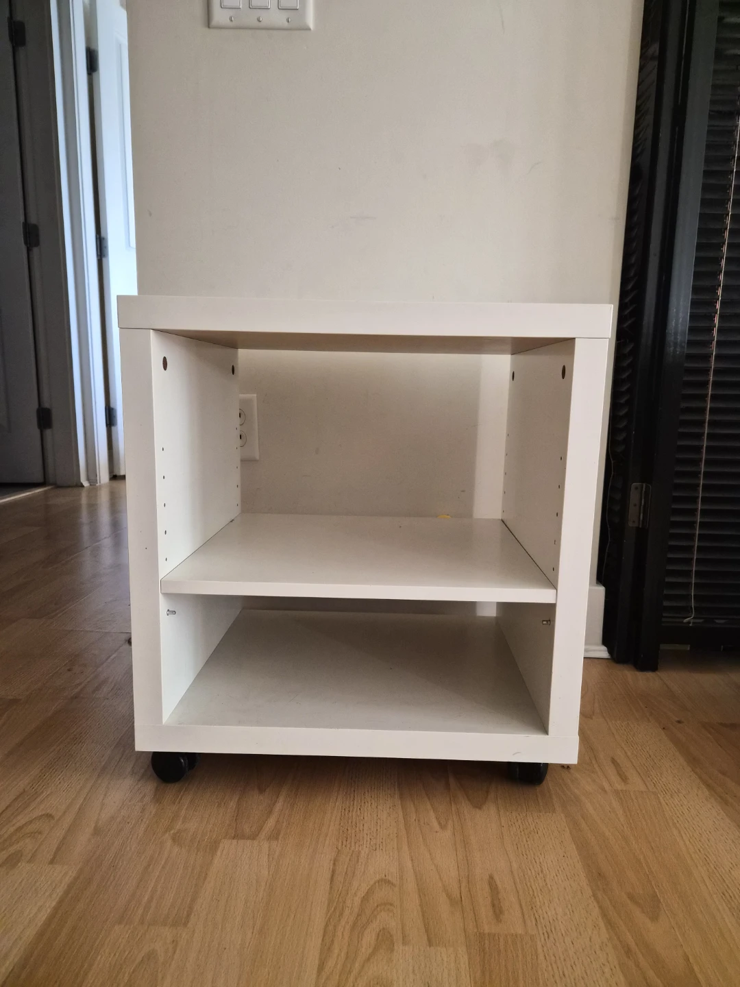 White Cube Storage Unit on Wheels - photo 2