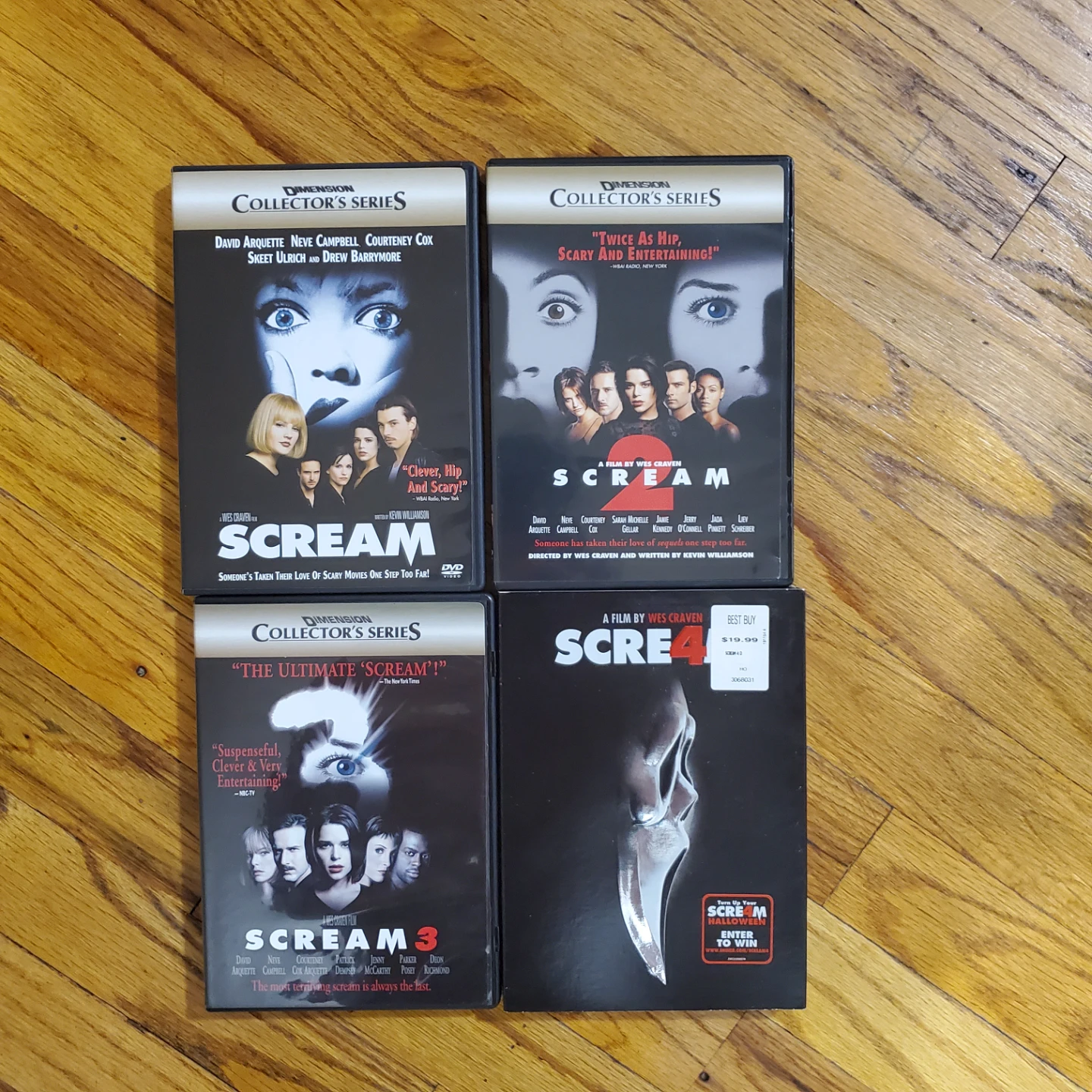 Scream 1, 2, 3, and 4 DVD Collection