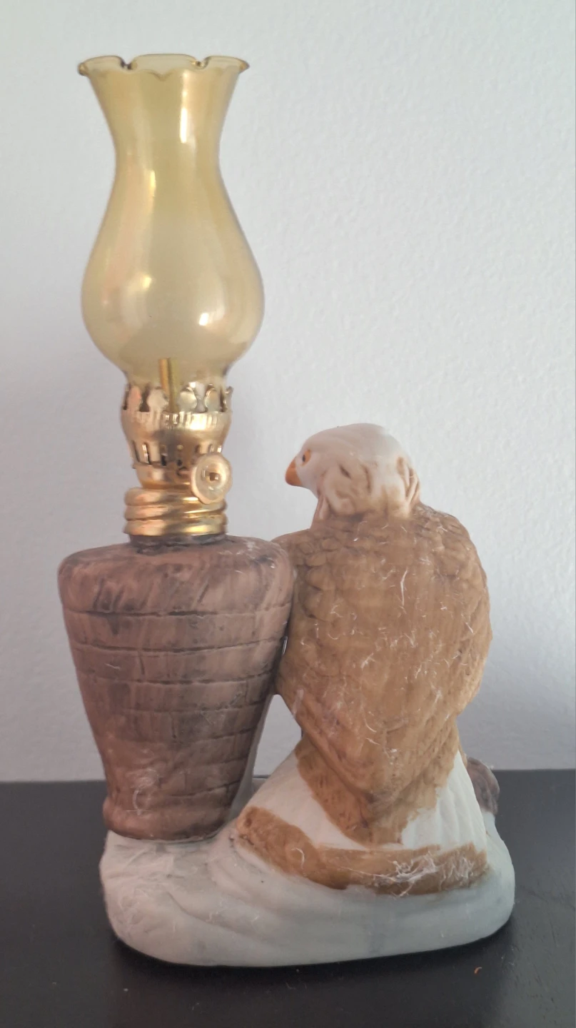 New Vintage Genuine Porcelain Oil Eagle lamp - photo 2