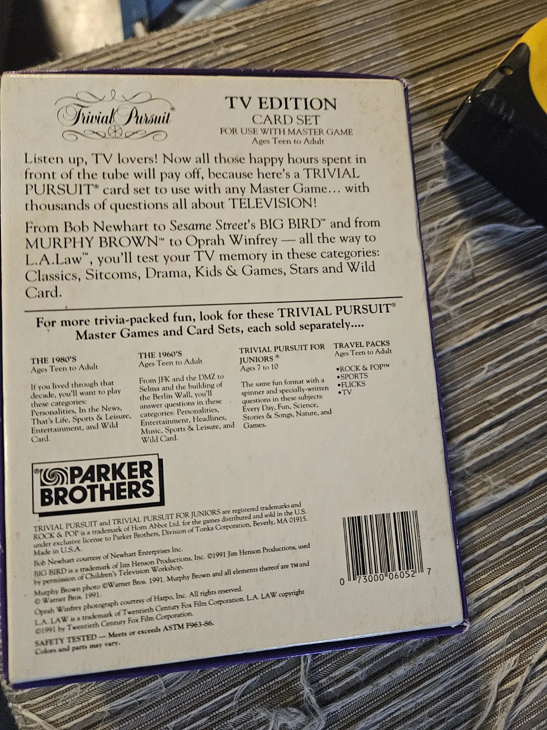 Trivial Pursuit TV Edition Card Set - photo 5