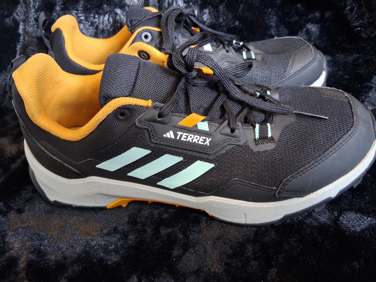 Adidas Terrex Trail Running Shoes Black/Orange Size 8