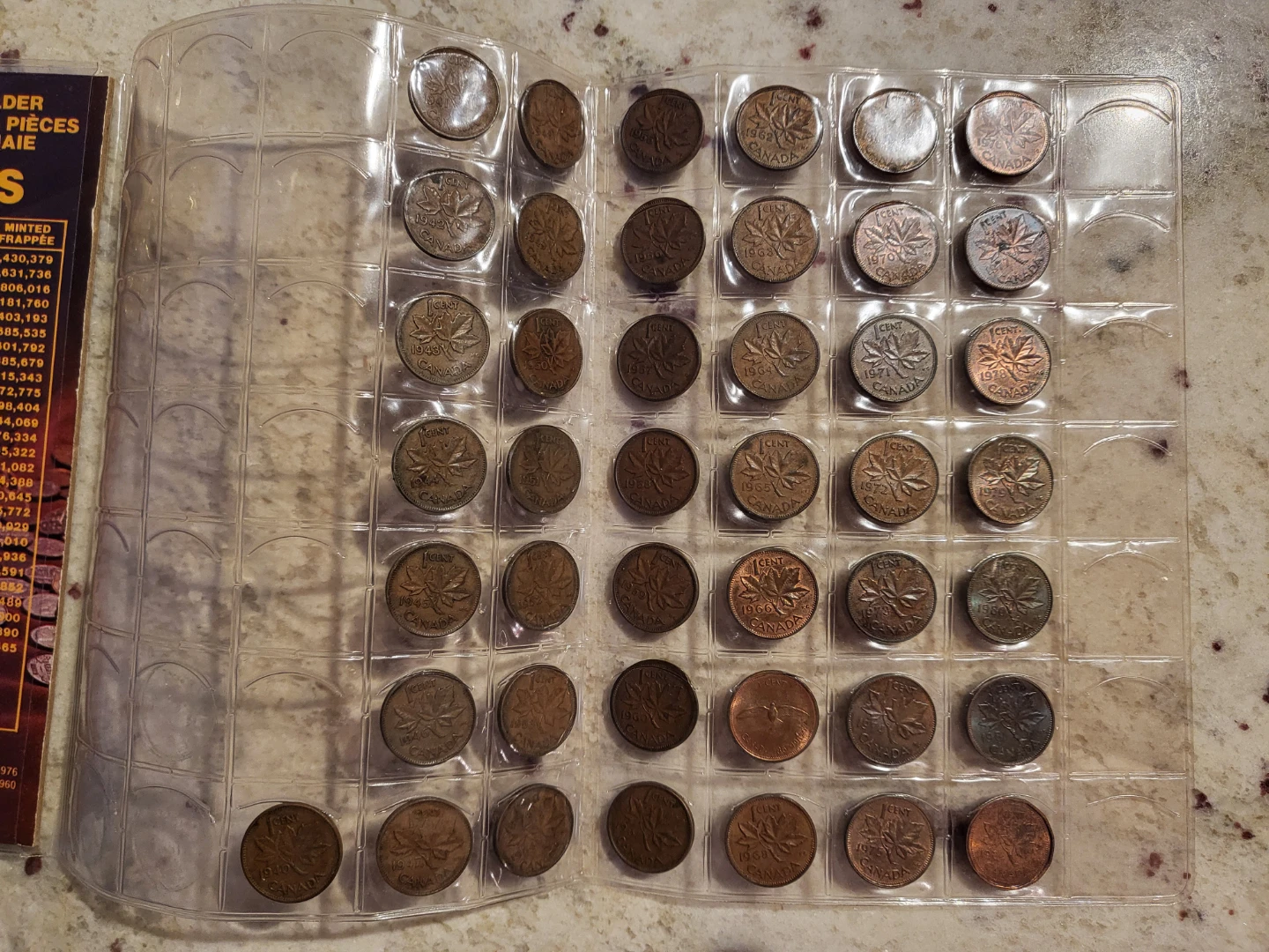 Vintage Canada Cents 1920-1982 Booklet - photo 3