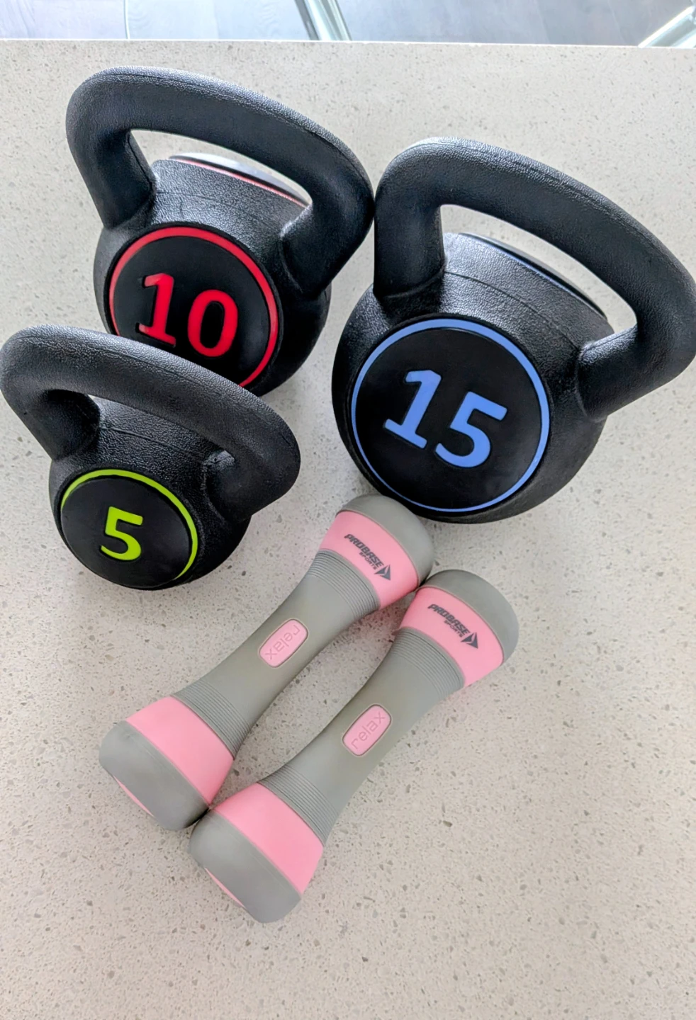 Kettlebells + Adjustable Dumbbells - Like New