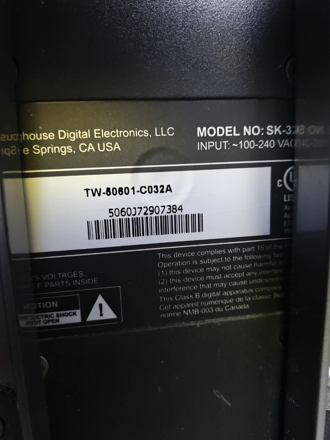 Westinghouse 32" HD TV - photo 4