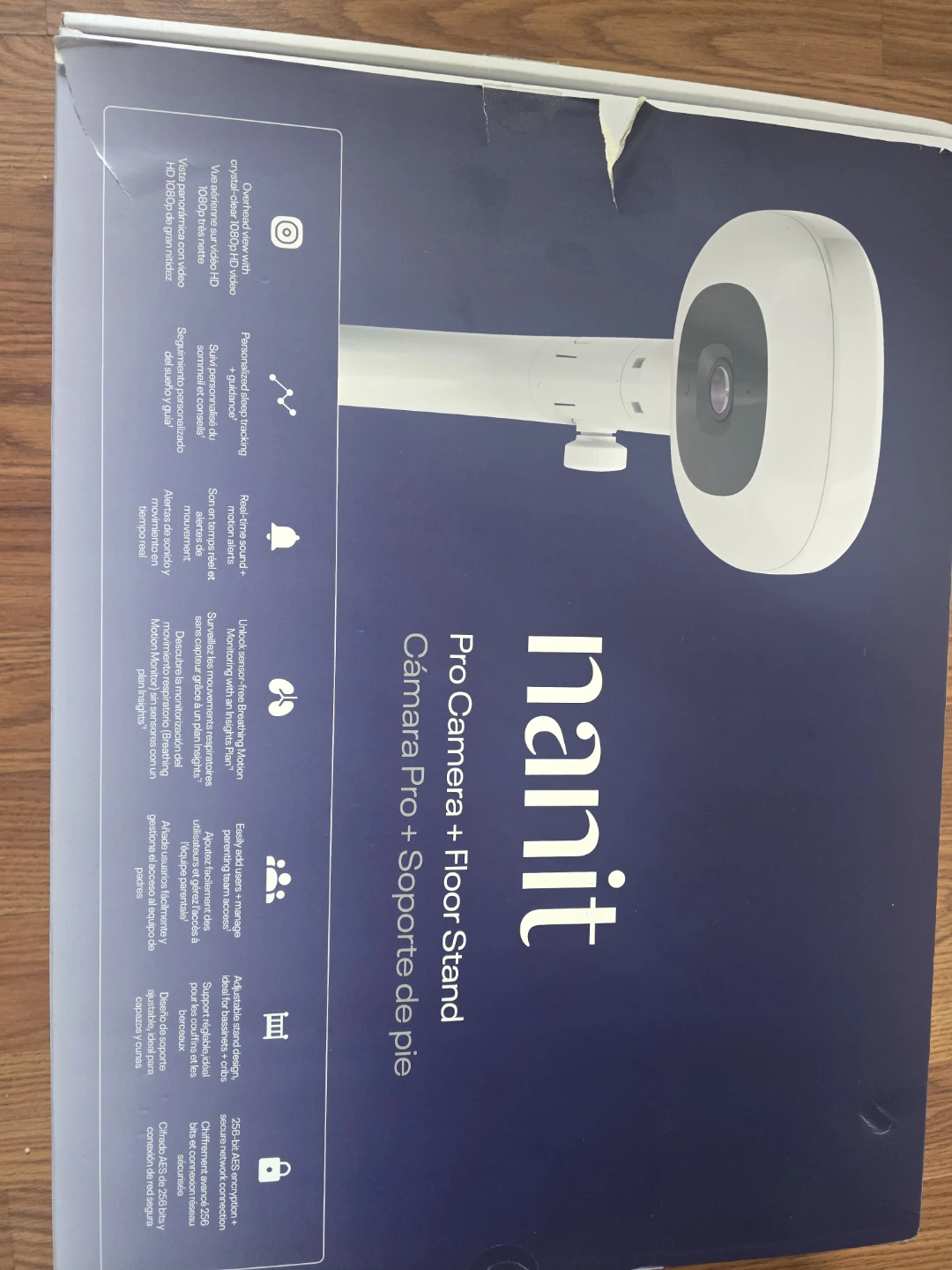 Nanit Pro Camera + Floor Stand Baby Monitor
