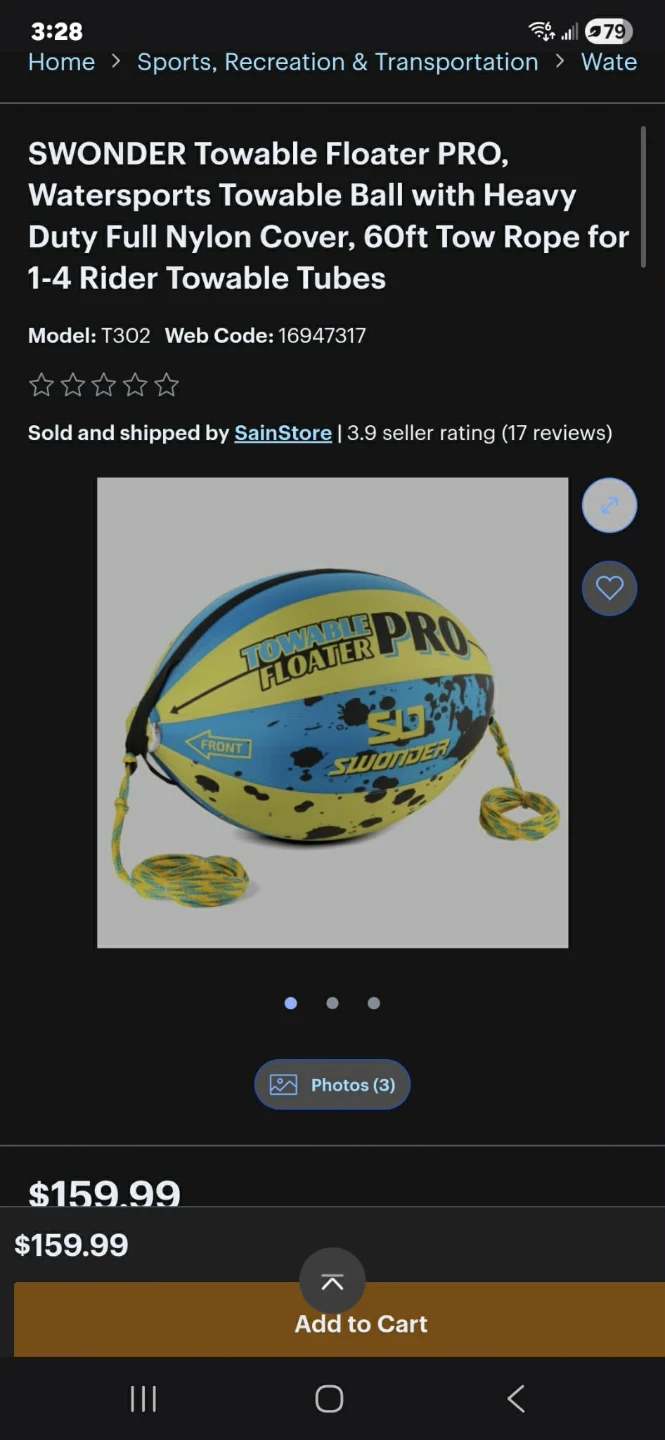 SWONDER Towable Floater PRO