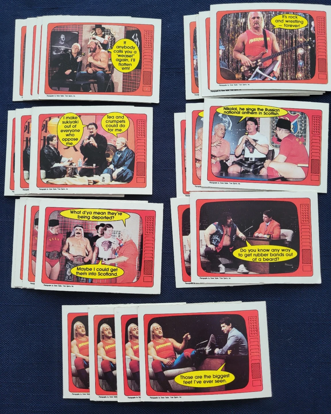 WWF 1985 Vintage Original Collectible Cards