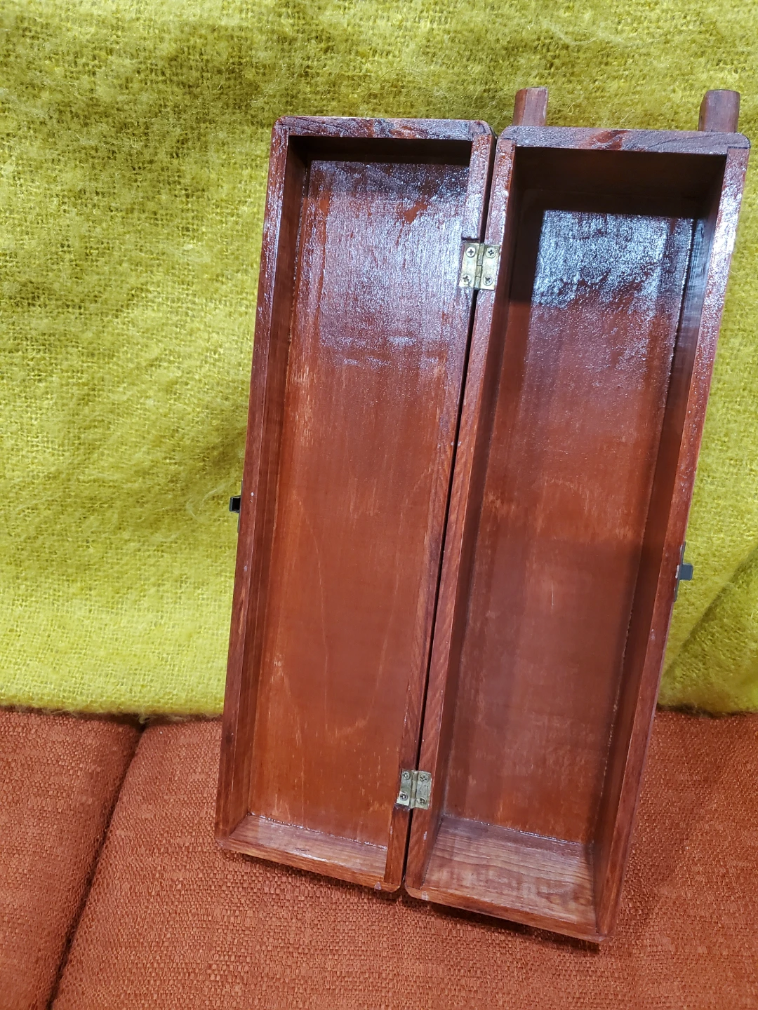 Wooden Wine Bottle Box with Decorative Print - photo 2