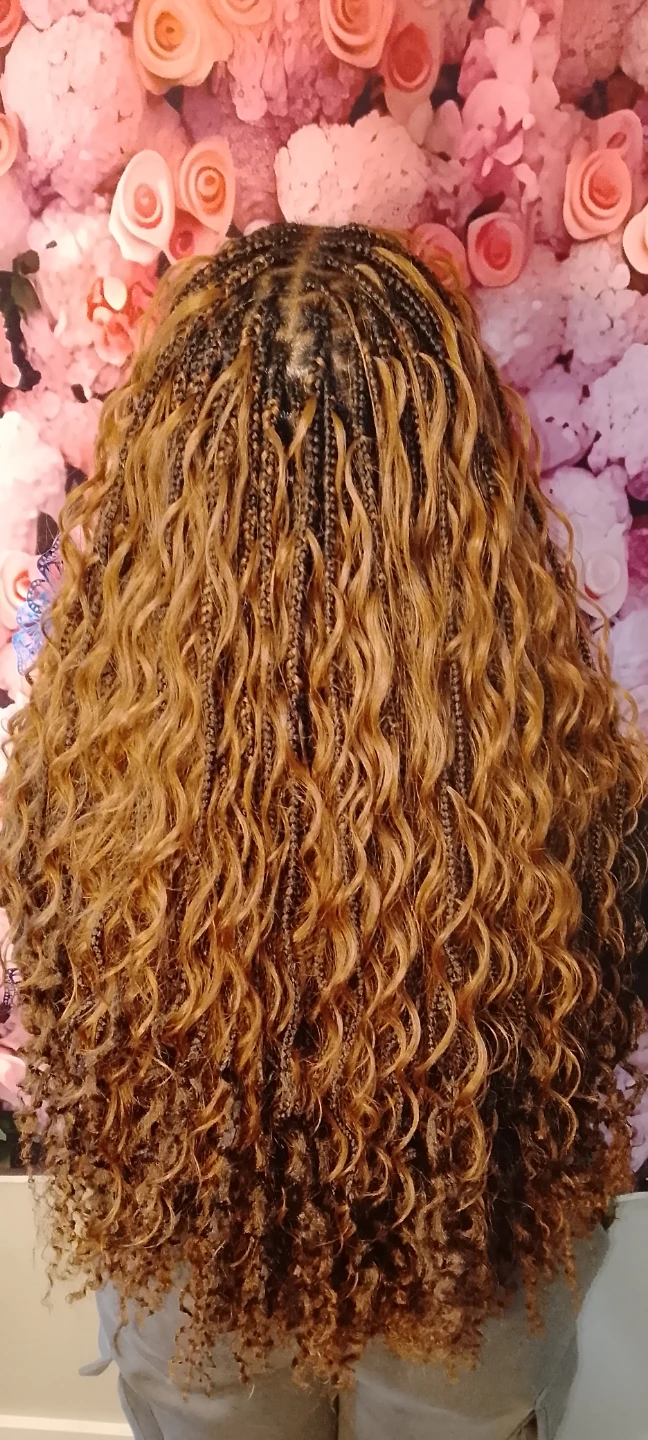 Boho braids Hairstyles and french curls - photo 2