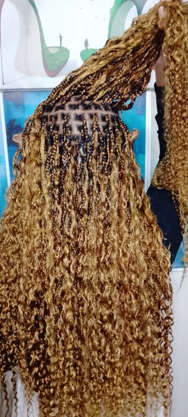 Boho braids Hairstyles and french curls - photo 5