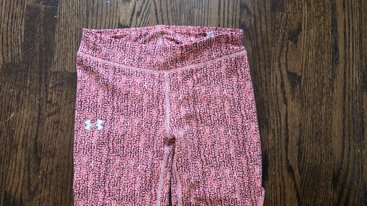 Under Armour Pink Pattern Leggings Youth Medium 10Y - photo 3