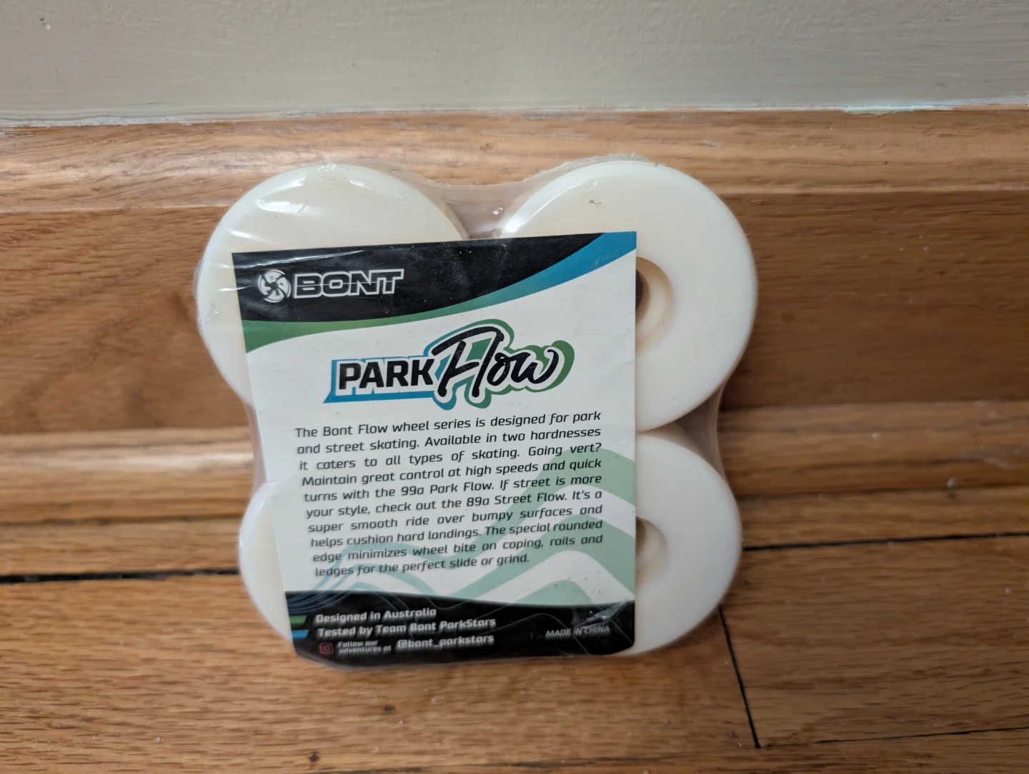 Bont Park Flow 58mm 99a Skateboard Wheels (4-Pack) - photo 2