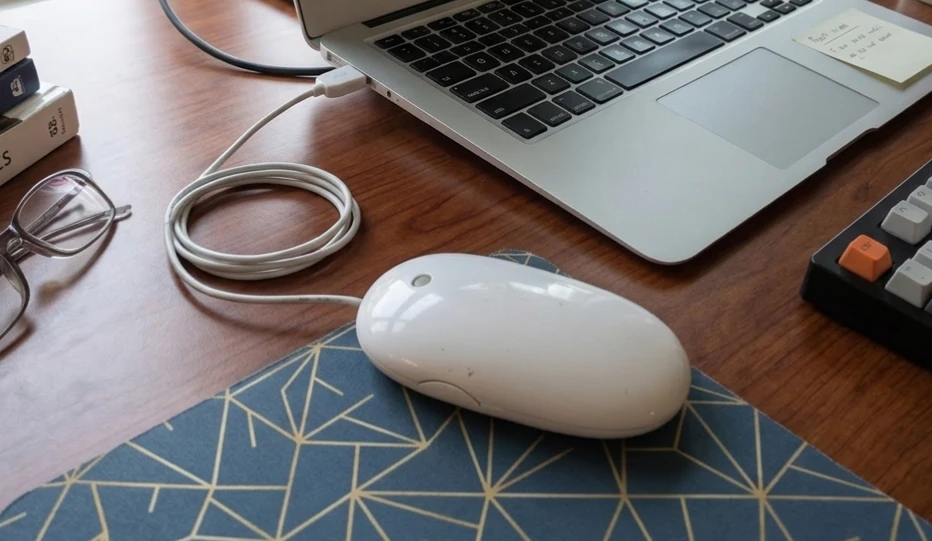 White USB Mouse