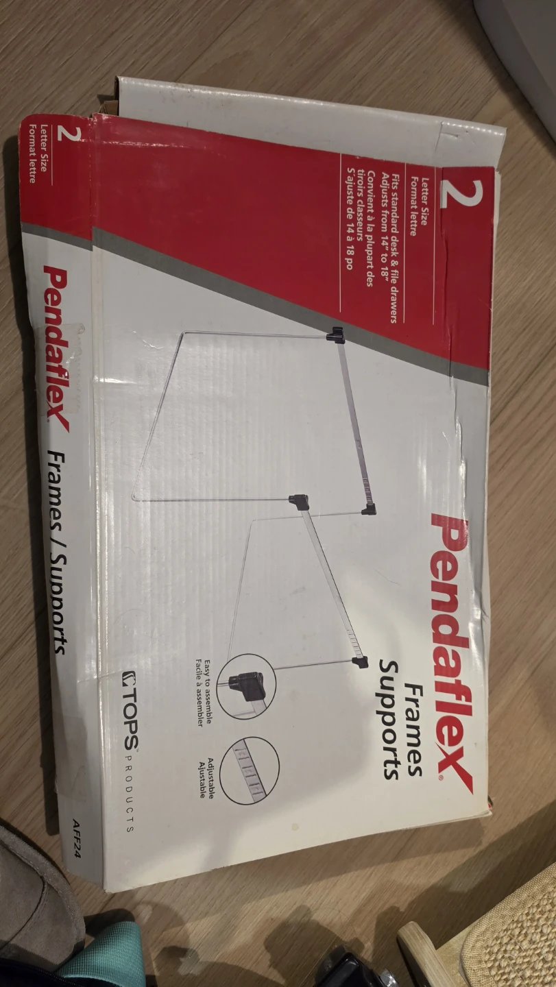 SINGLE SET Pendaflex Letter Size Frames/Supports