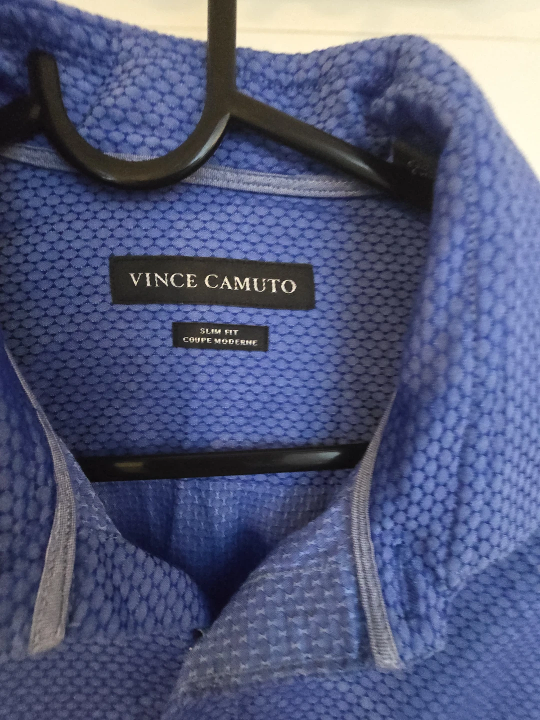 Vince Camuto Blue Slim Fit Dress Shirt
