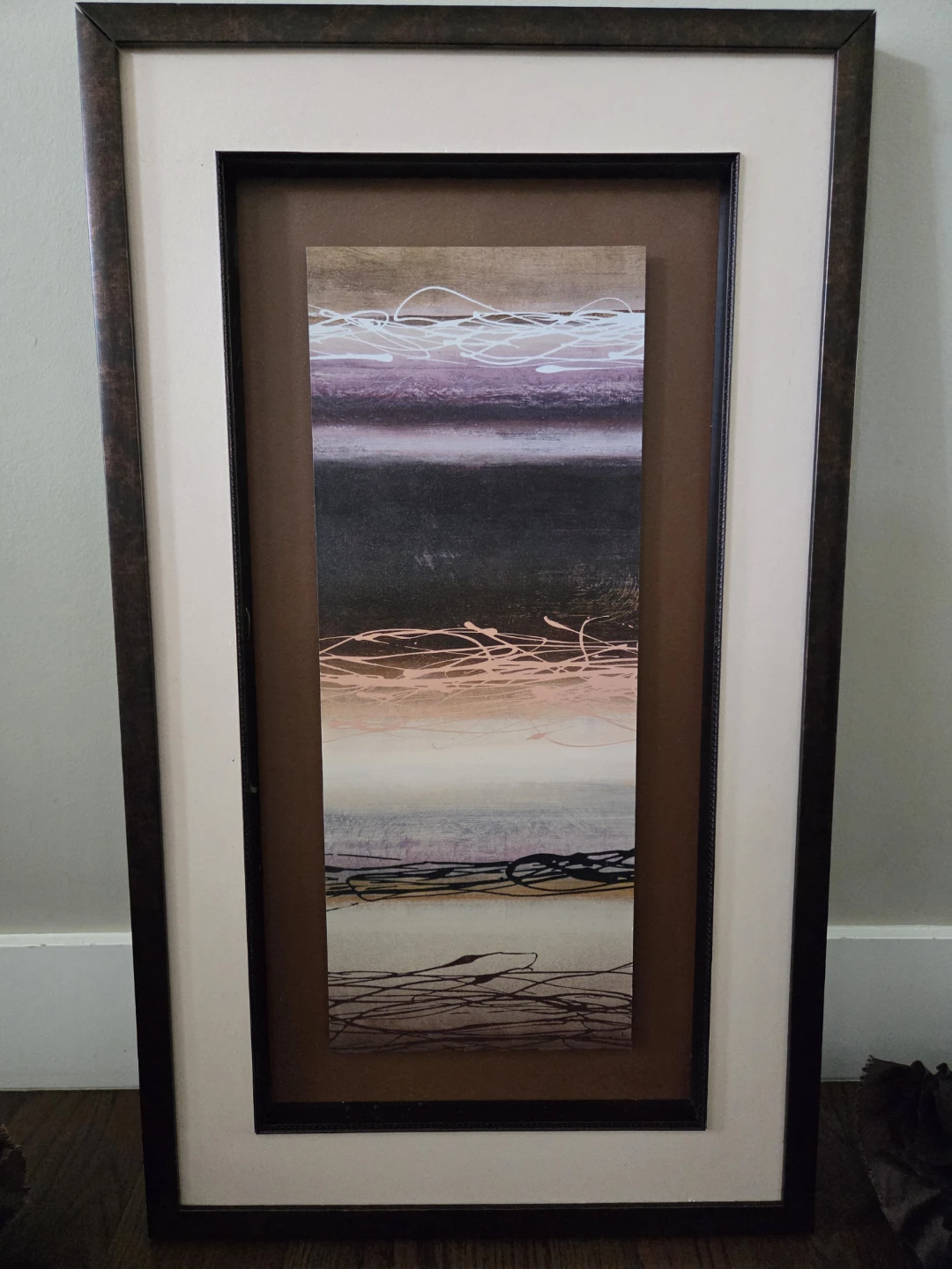 Designer Decor Set:  Abstract Art & High-End Pier 1 Pillows - photo 2