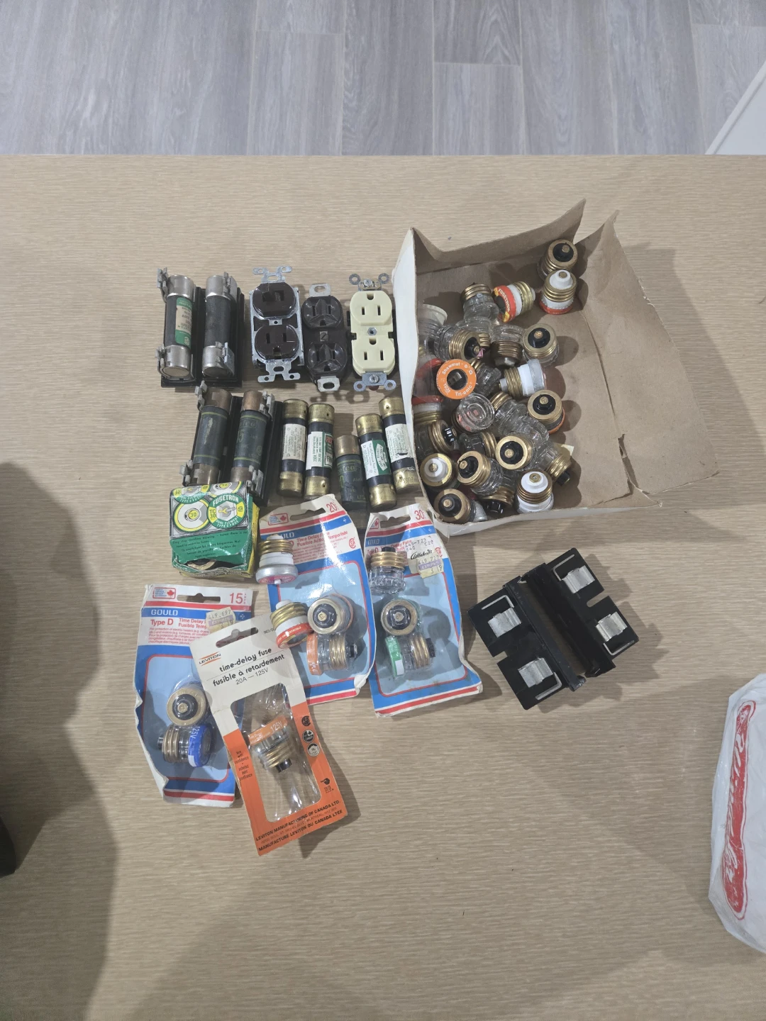 Assorted Electrical Fuses and Outlets