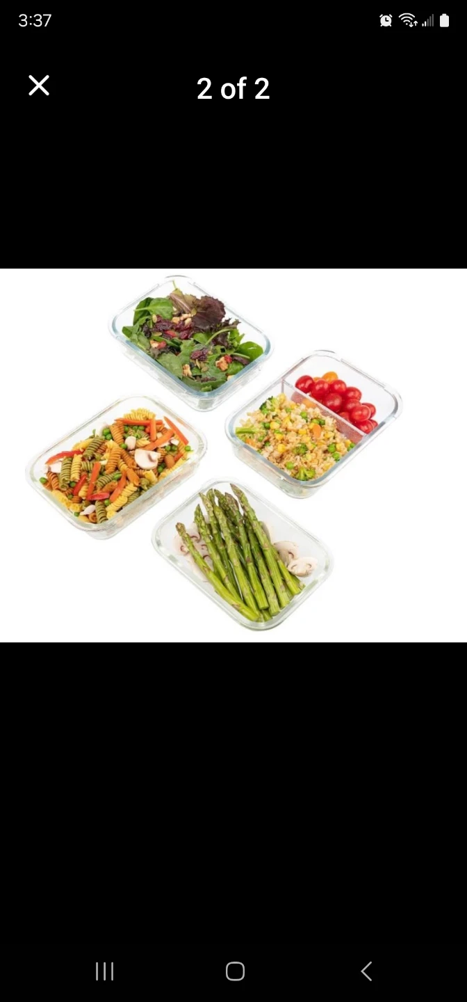 Glass Food Storage Containers with Lids