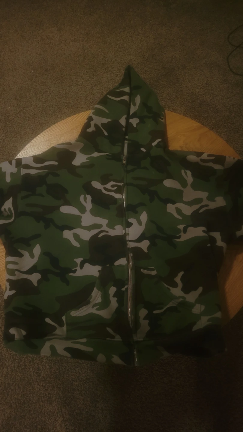 Akimbo Camo Zip-Up Hoodie XL
