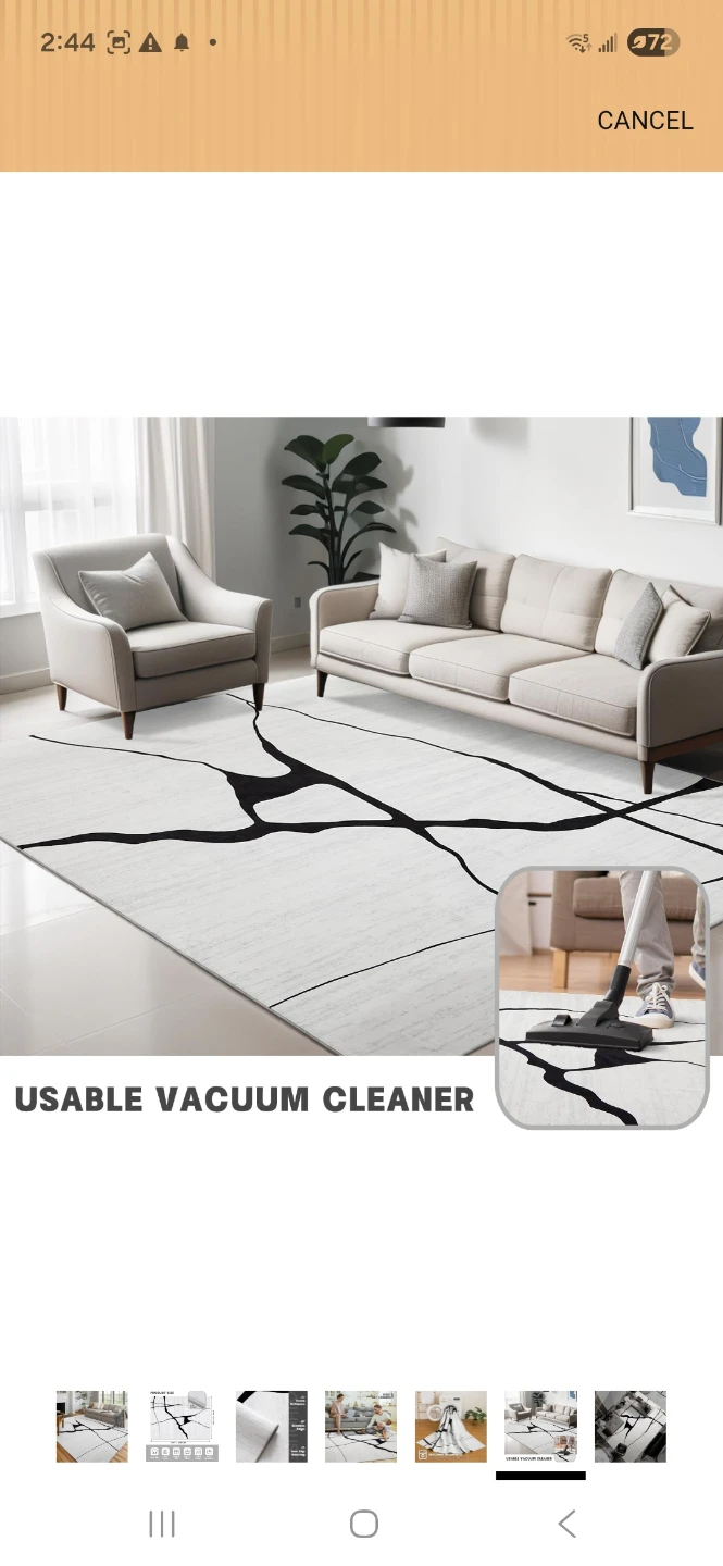 Machine Washable Area Rug - Kids & Pet Friendly - photo 5
