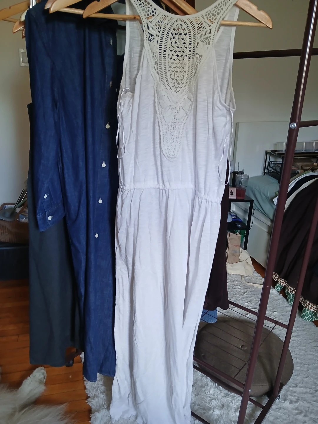 Atmosphere White Crochet Detail Maxi Dress - photo 3