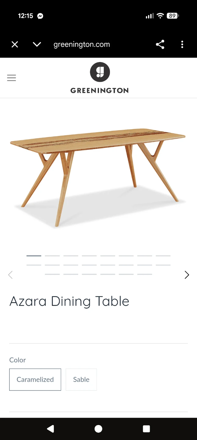 Greenington Azara Dining Table - Caramelized Bamboo - photo 5
