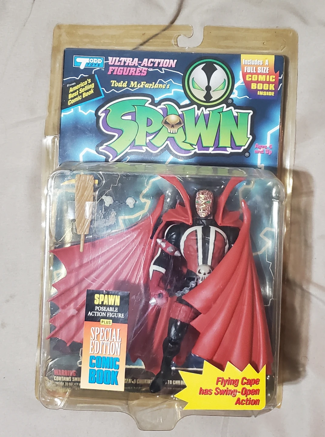 Todd McFarlane's Spawn Ultra-Action Figure with Comic Book
