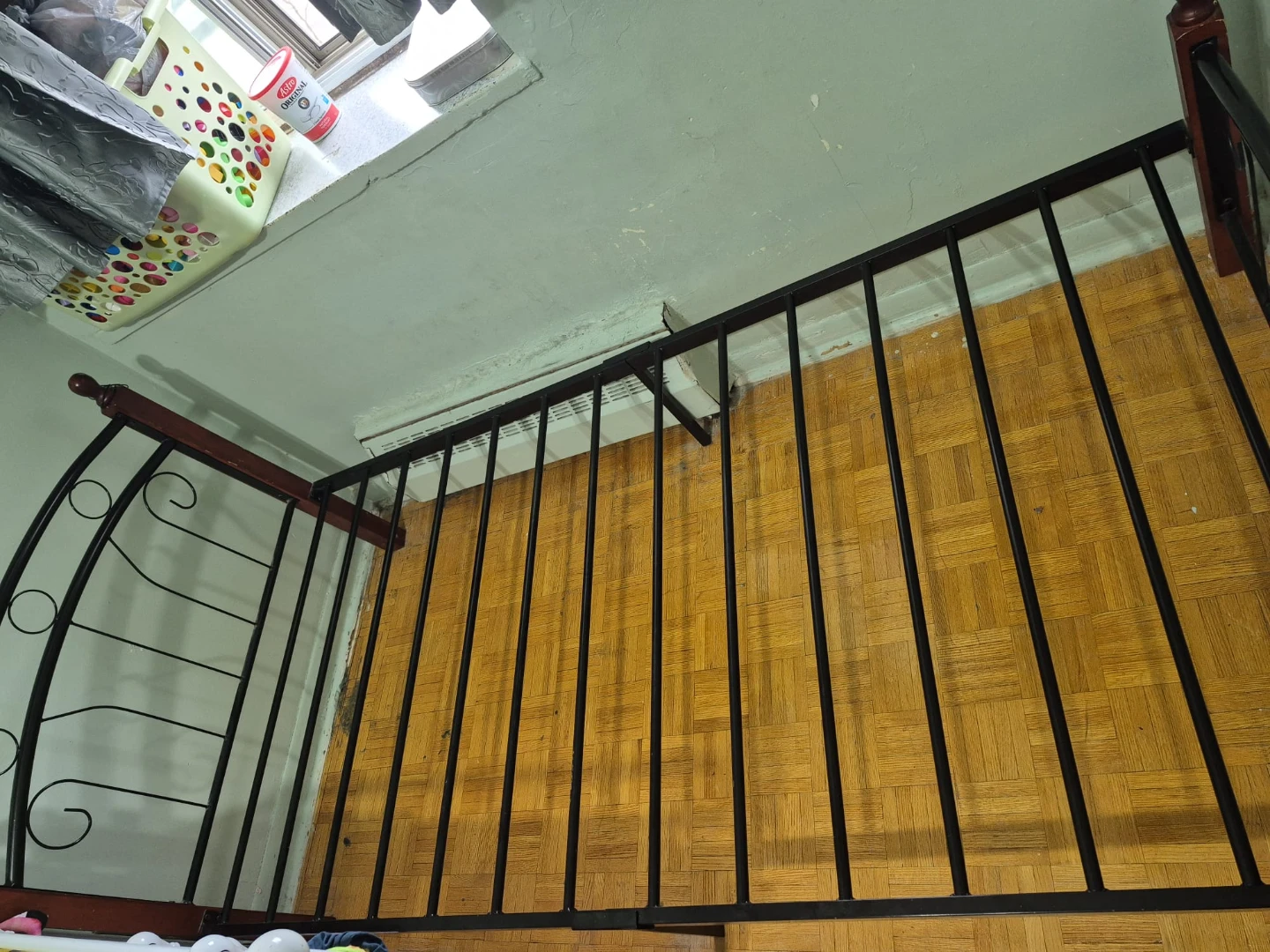 Metal Bed Frame with Wood Accents - photo 3