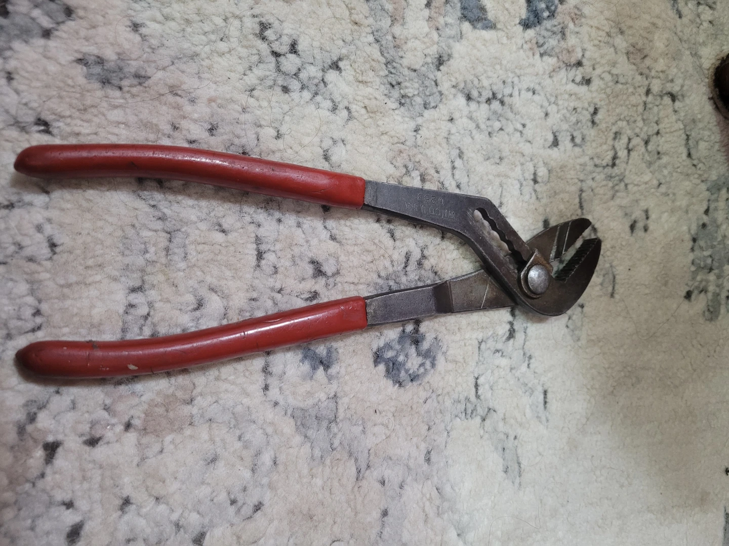 Channellock Adjustable Pliers with Red Handles