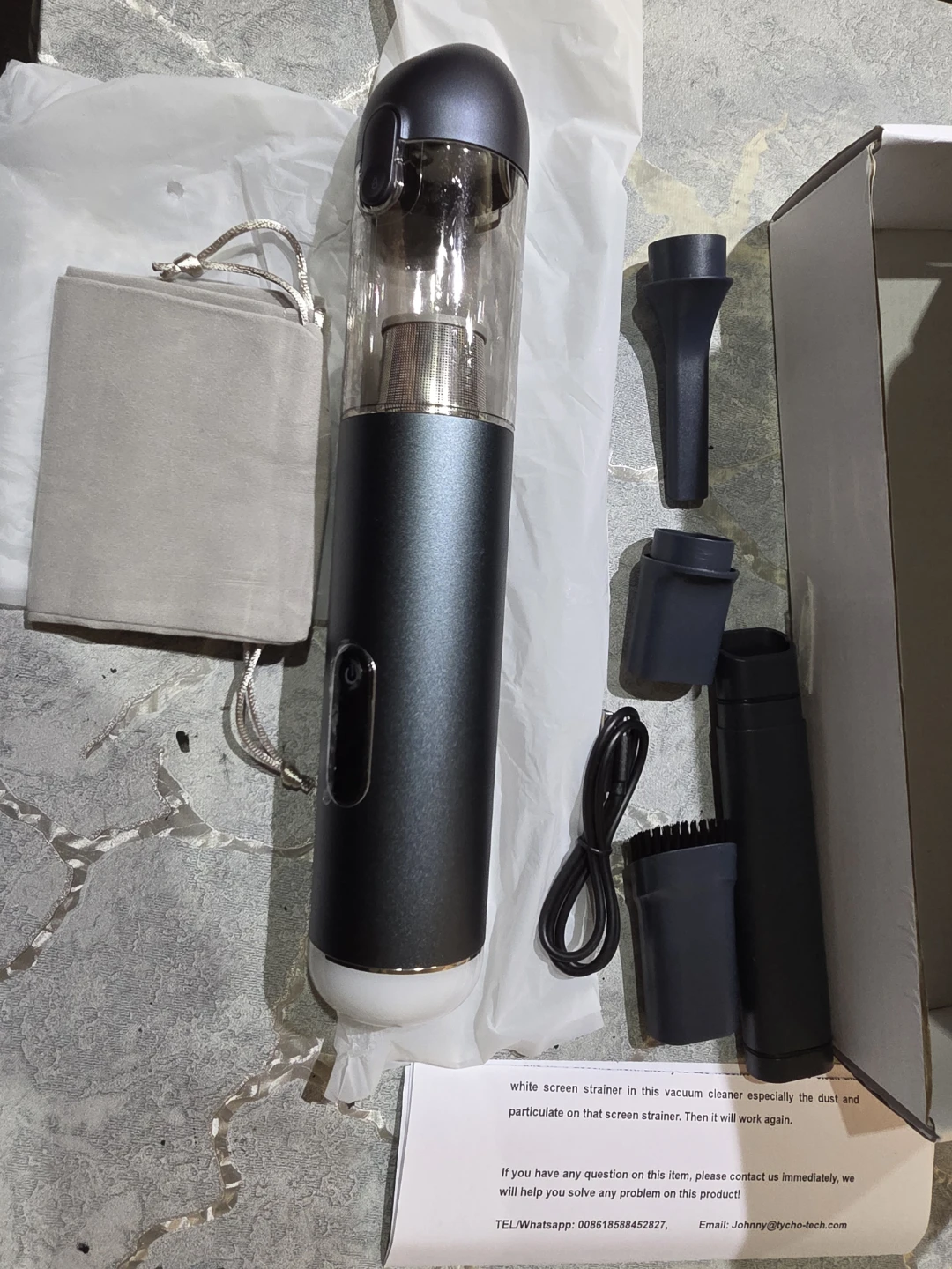PORTABLE CORDLESS VACUUM CLEANER - photo 2