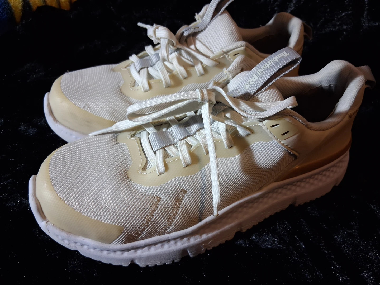 Timberland Pro Composite Safety Toe Work Shoes White/Tan