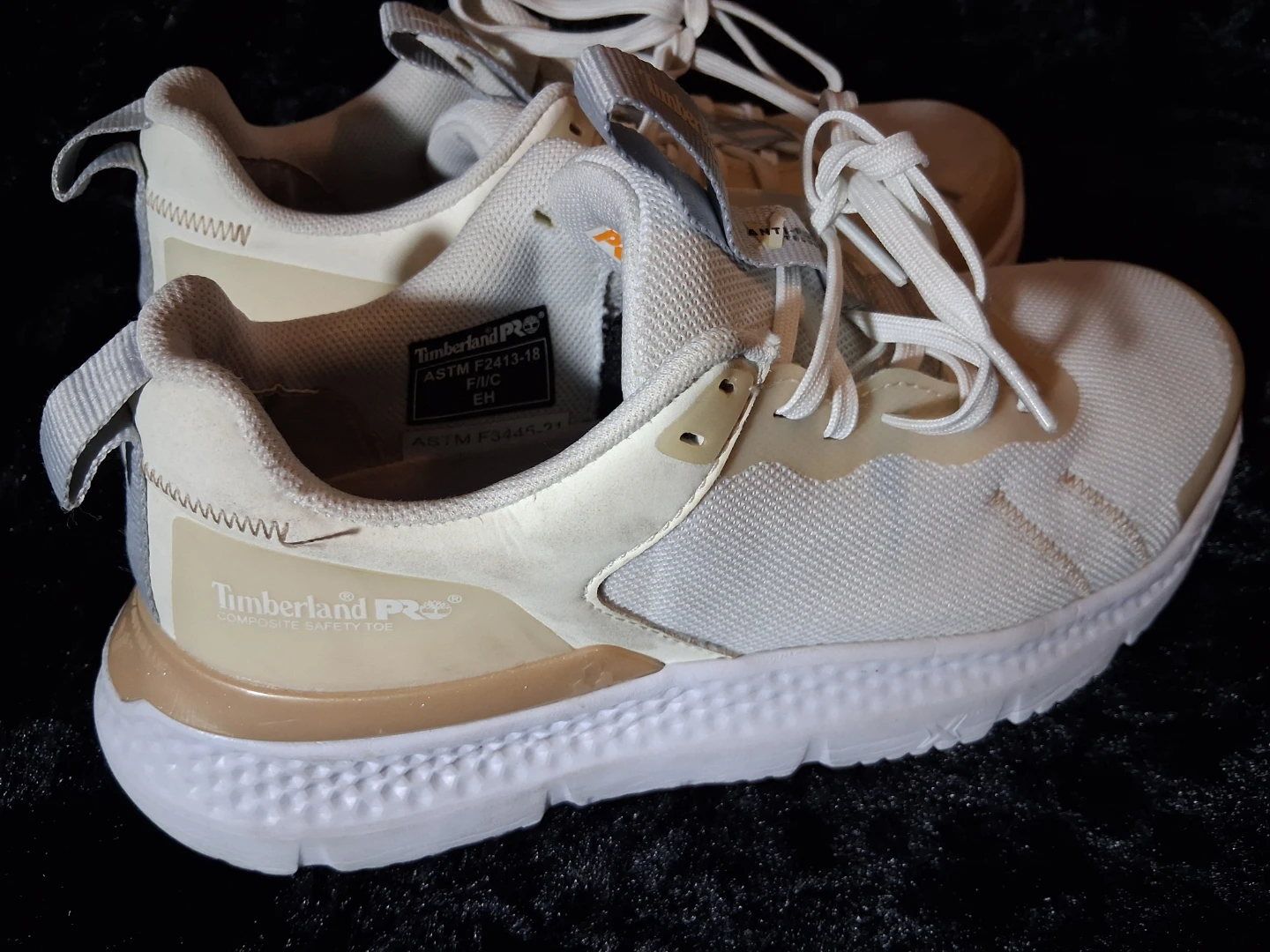 Timberland Pro Composite Safety Toe Work Shoes White/Tan - photo 2