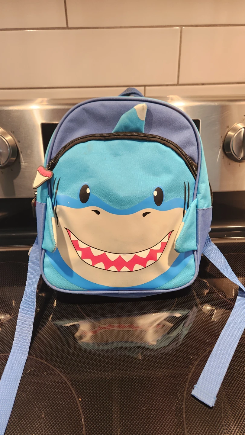 Kids Shark Face Backpack