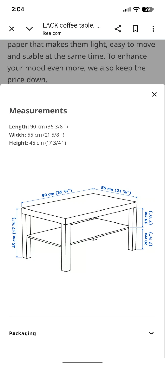 IKEA LACK Coffee Table - photo 4