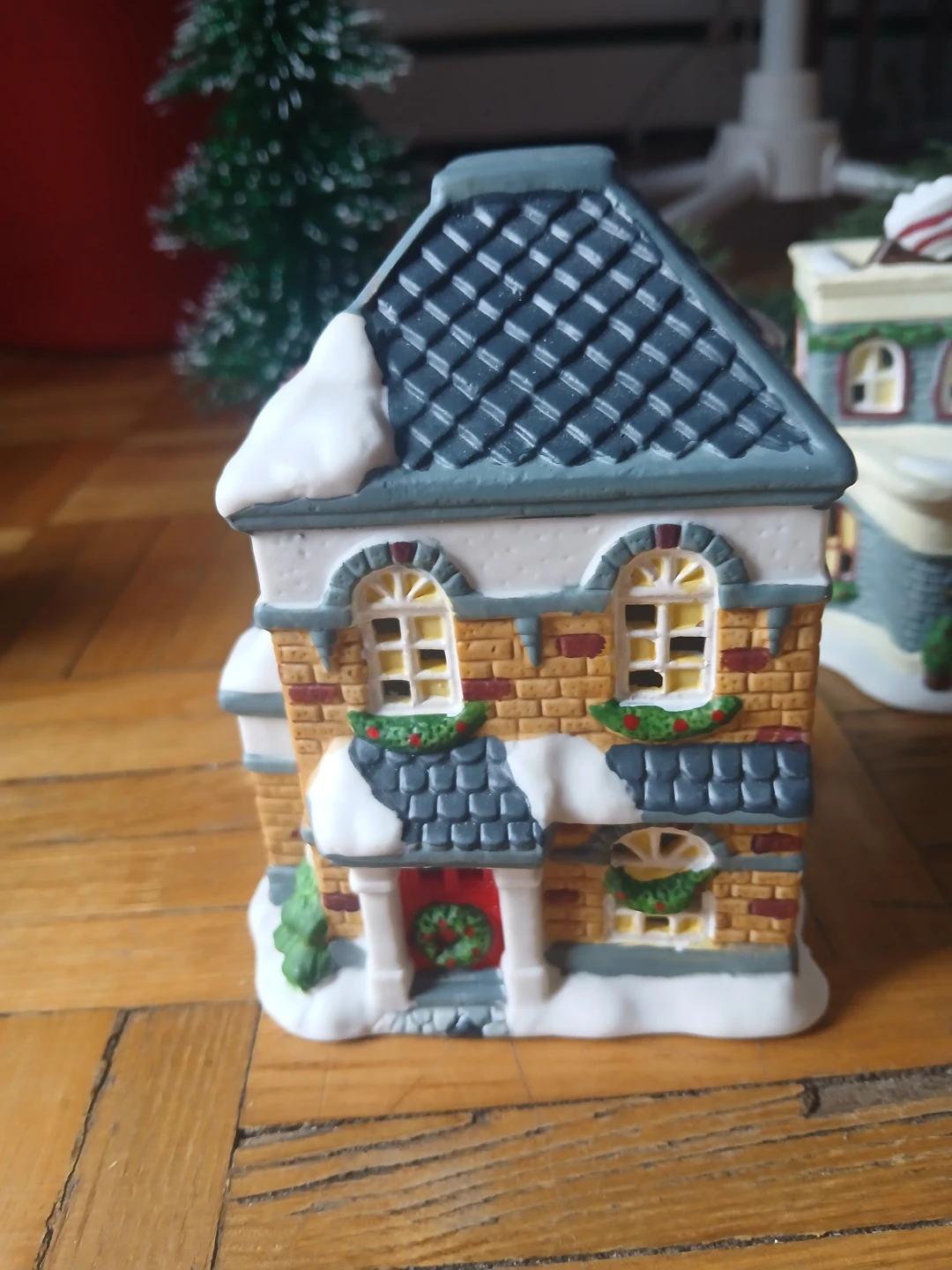 Set of Ceramic Christmas Village Houses - photo 5