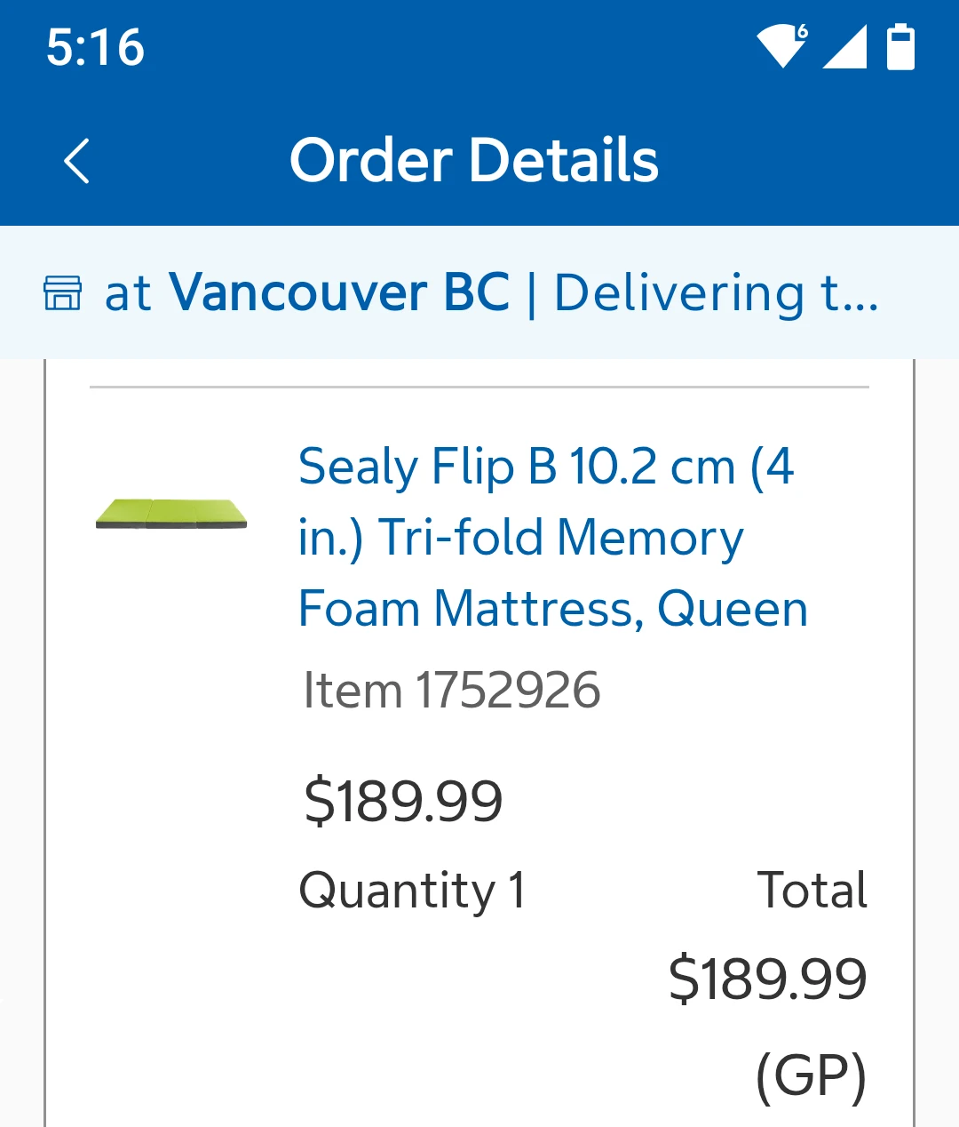 Sealy Queen Tri-fold Memory Foam Mattress - photo 4
