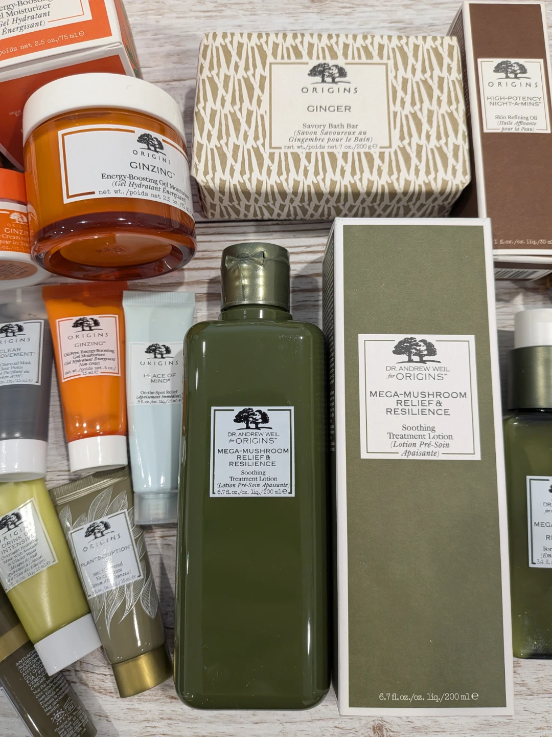 Origins Skincare Lot - GinZing, Mega-Mushroom Relief/ Ginger - photo 3