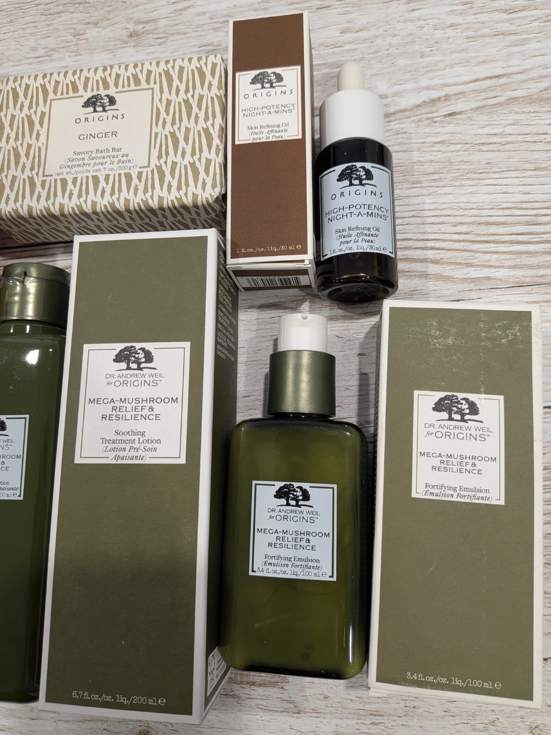 Origins Skincare Lot - GinZing, Mega-Mushroom Relief/ Ginger - photo 4
