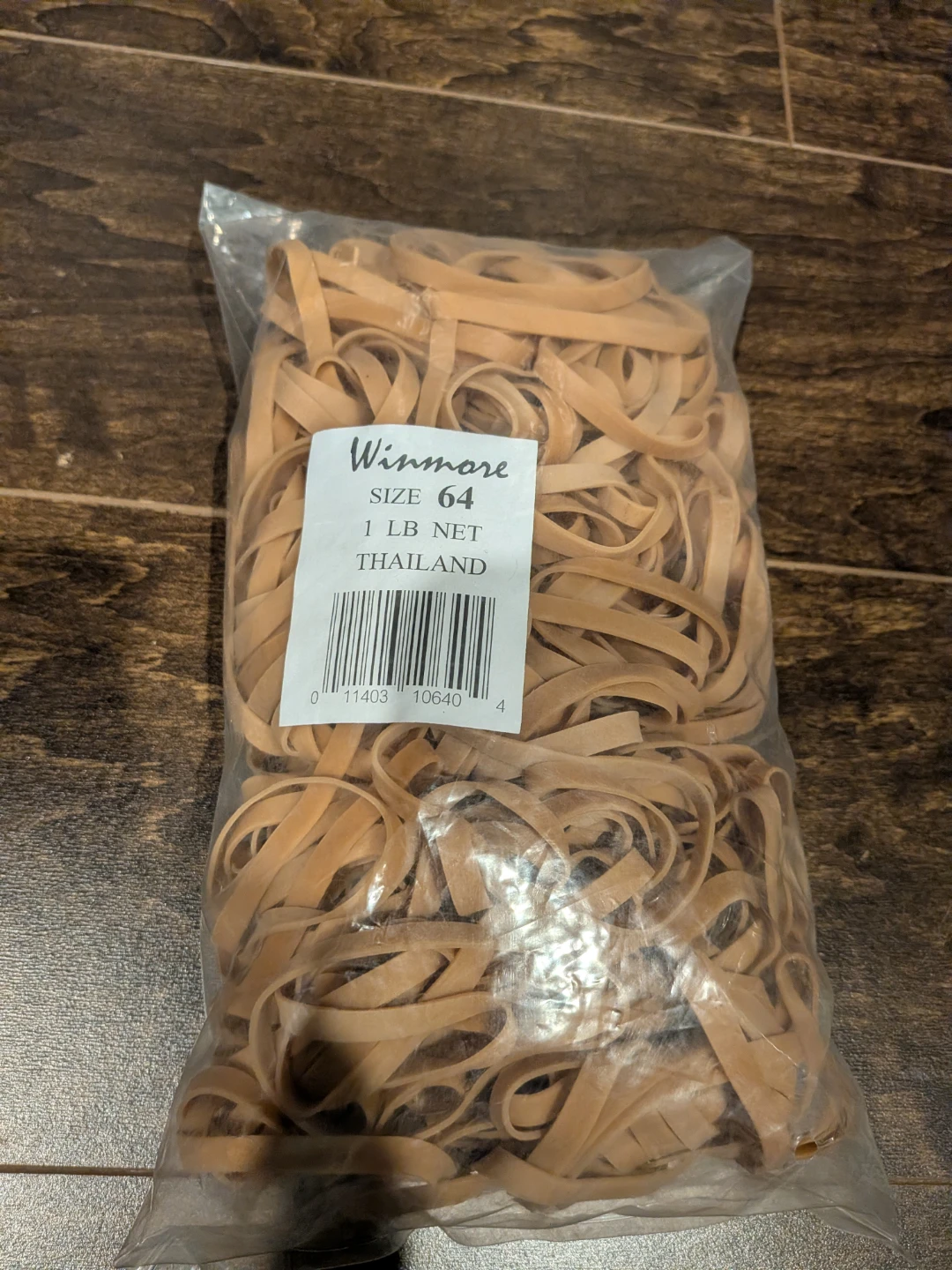 Rubber Bands - Size 64 - 1 lb Net