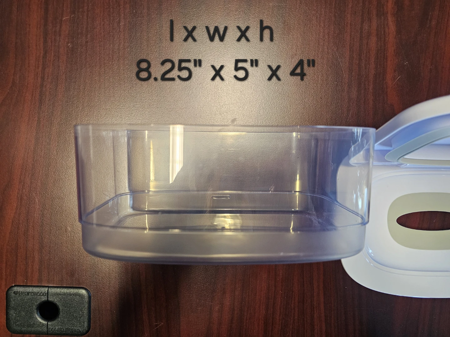 Clear Plastic Wipe Container with Lid