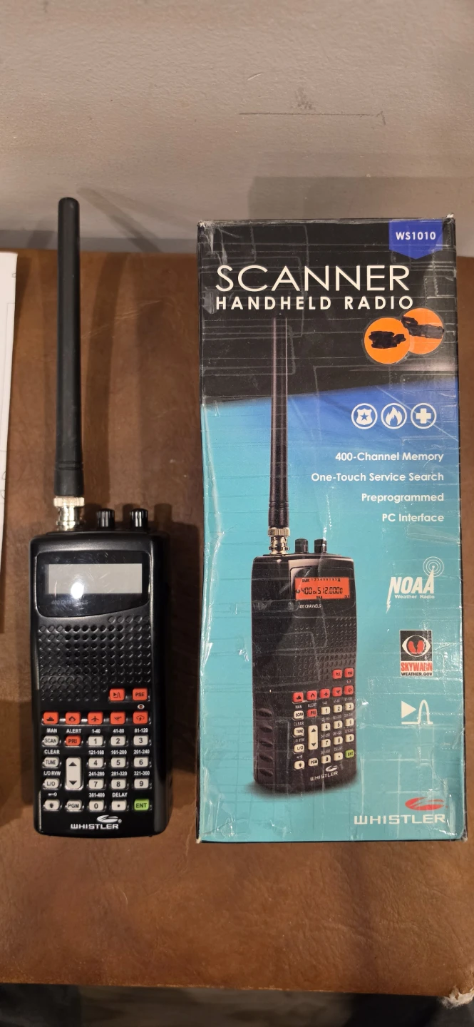 Whistler WS1010 400 Channel Handheld Scanner Radio