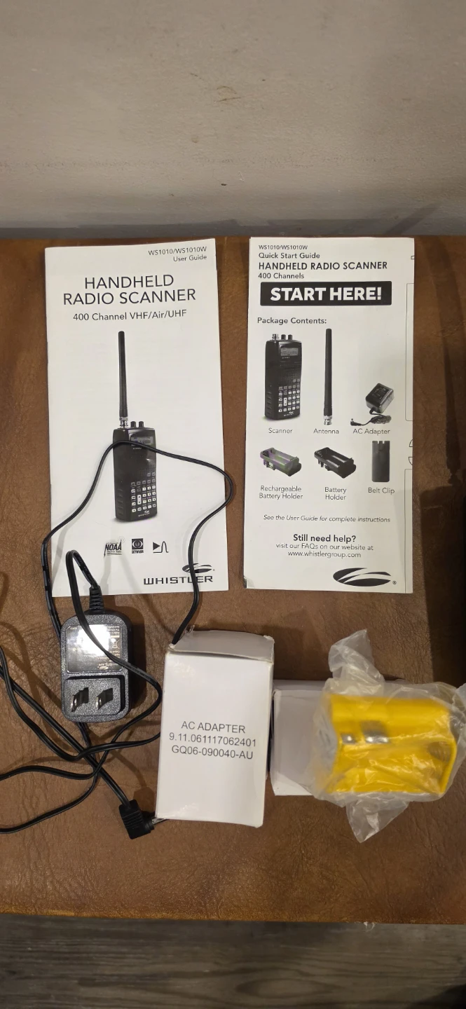 Whistler WS1010 400 Channel Handheld Scanner Radio - photo 2