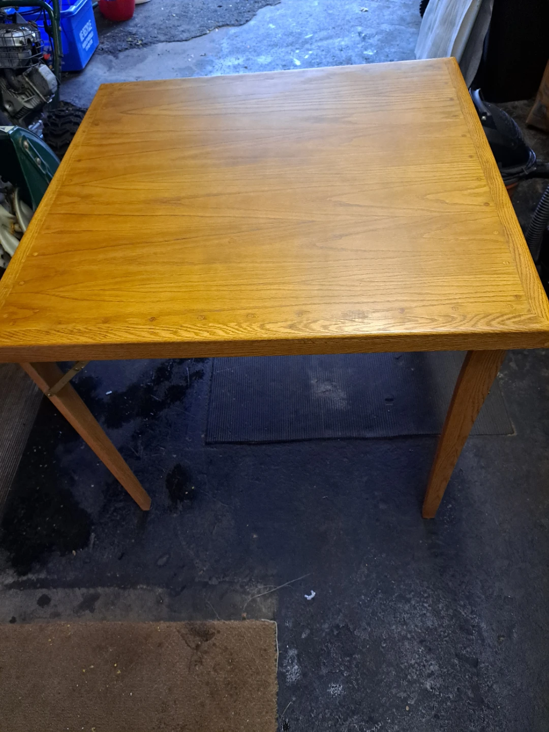Wooden Folding Card Table - photo 3