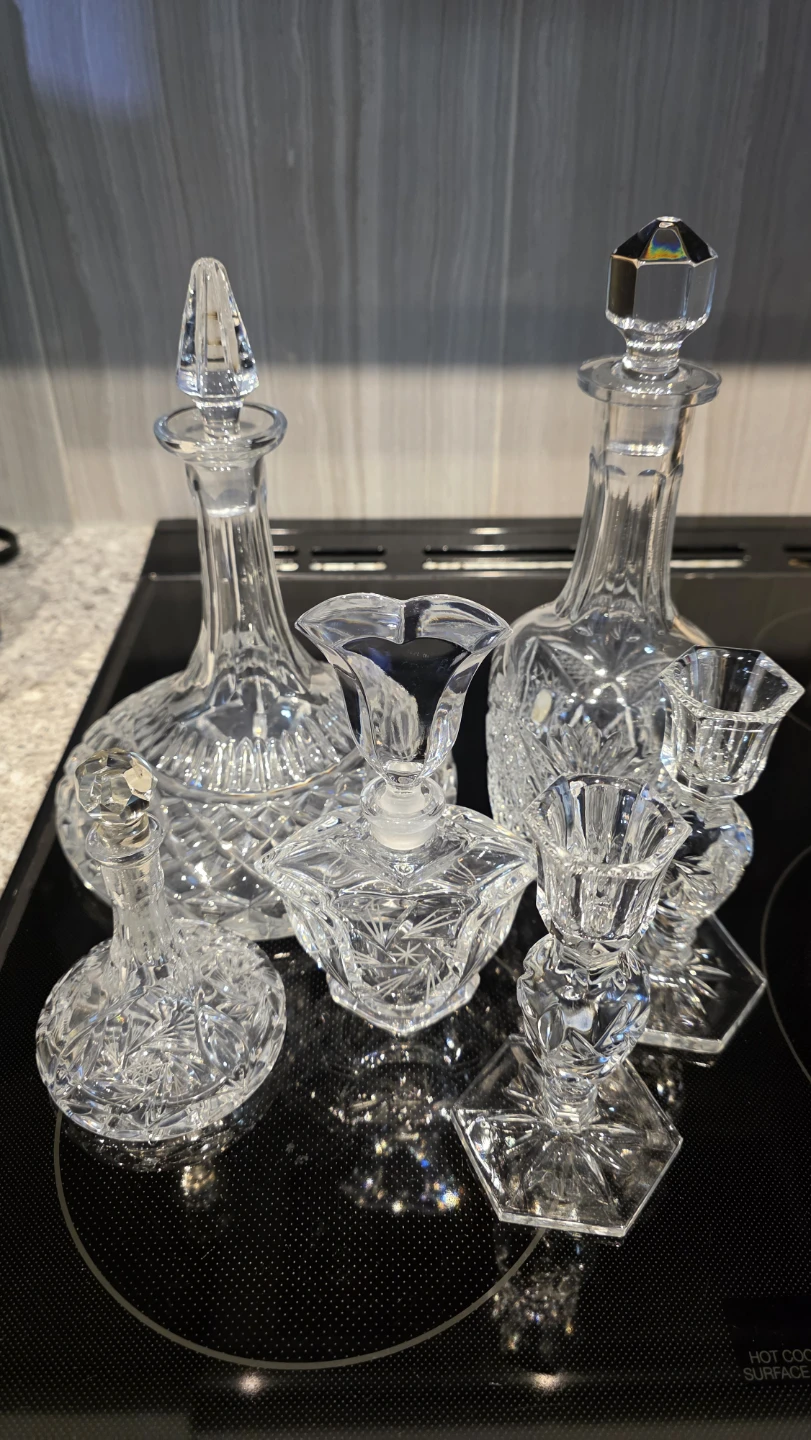Crystal Glass Perfume Bottles and Decanters - photo 2