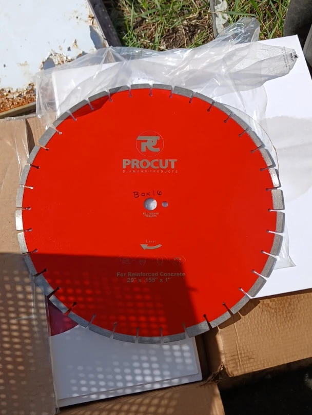 Procut 20" Diamond Laser Blade for Reinforced Concrete