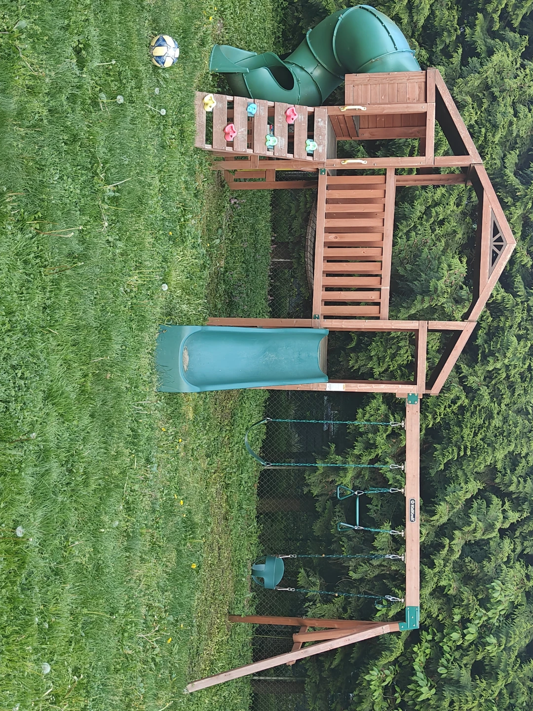 KidKraft Wooden Playset with Slide and Swings - photo 2