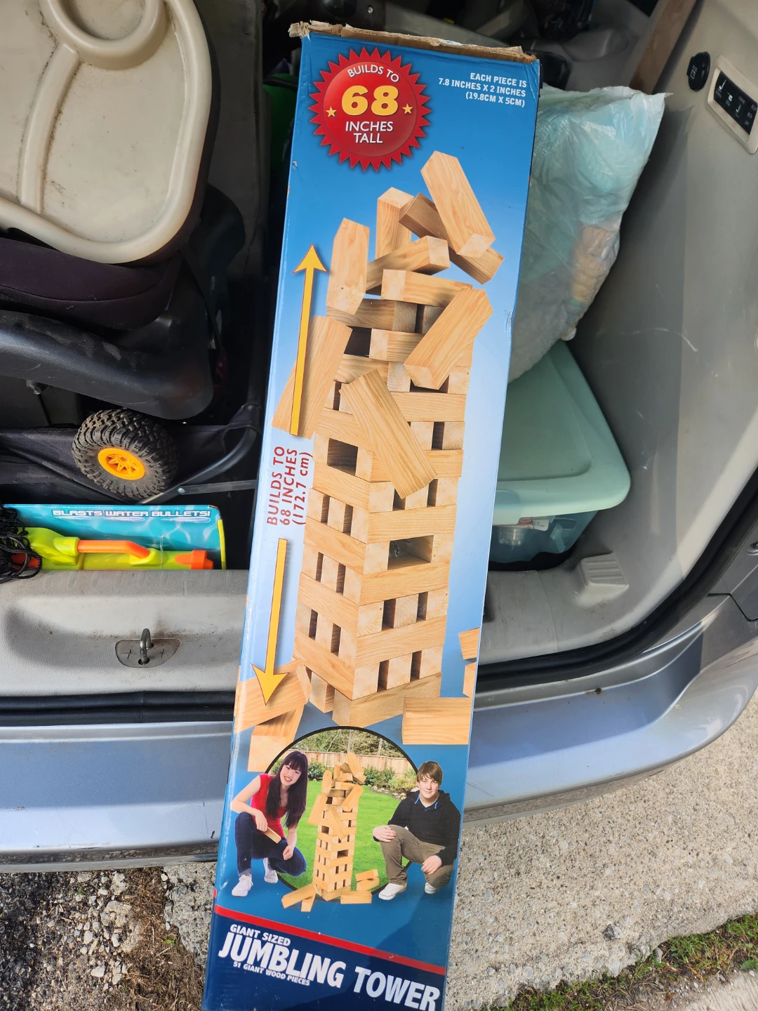 Giant Sized Jumbling Tower Game