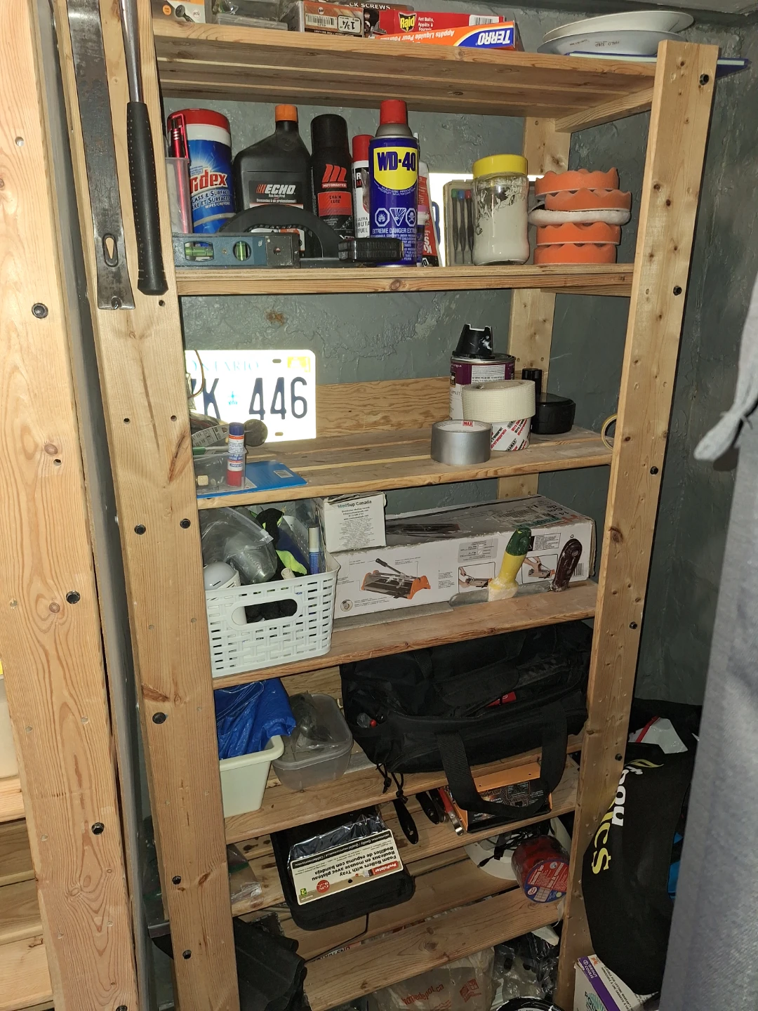 Wood Storage Shelving