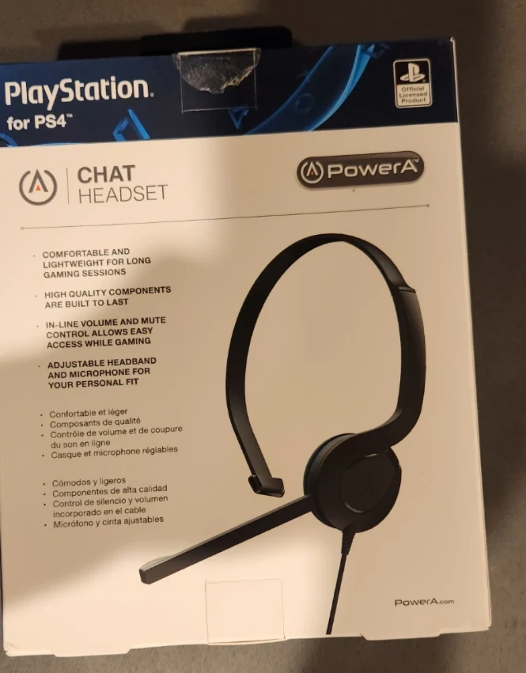 PowerA PlayStation 4 (PS4) Chat Headset - photo 2